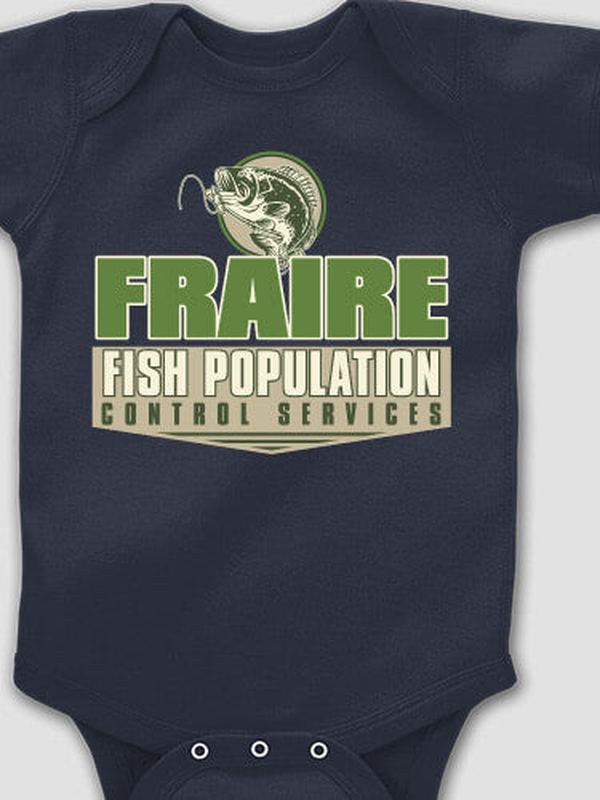 Fish Services : Printed Baby Bodysuits