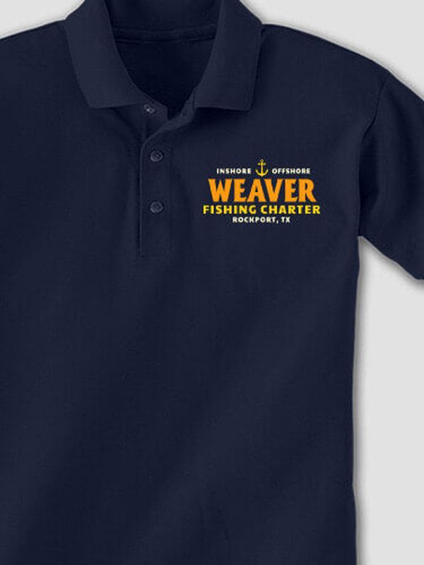 Fishing Charter : Embroidered Polo Shirts product image 1