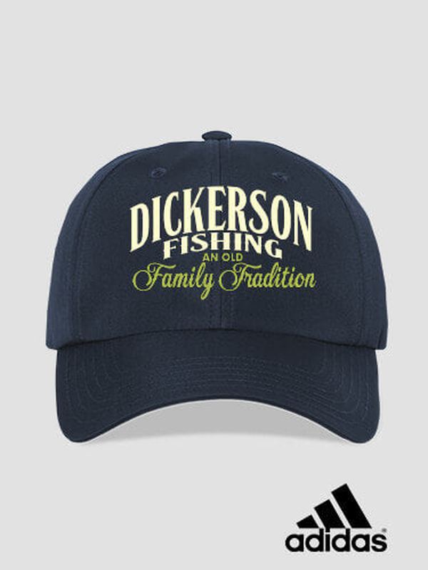 Fishing Family Tradition : Embroidered Adidas&reg; Hats