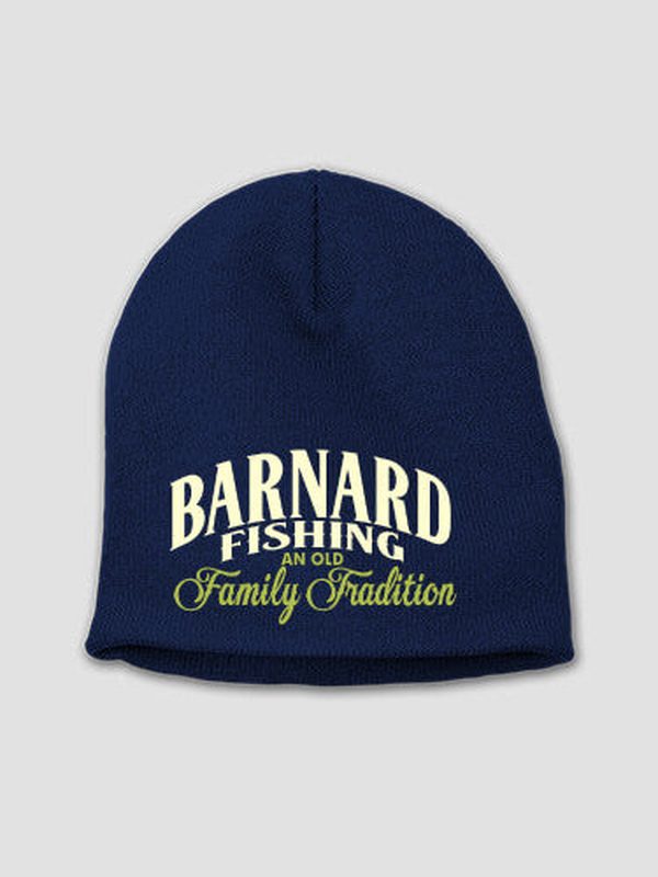 Fishing Family Tradition : Embroidered Beanies