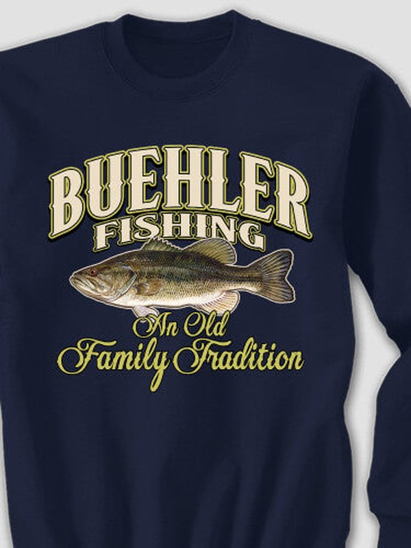 Fishing Family Tradition : Printed Sweatshirts product image 4