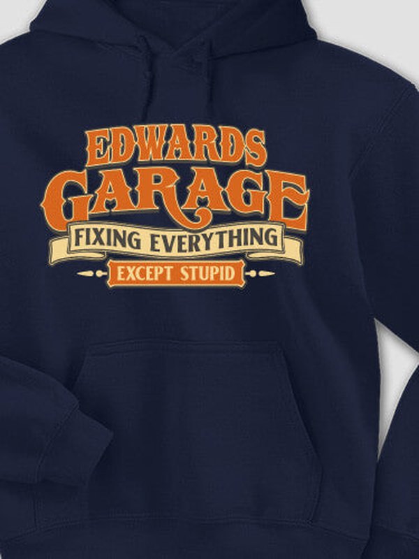 Fixing Everything Garage : Printed Hoodies product image 4
