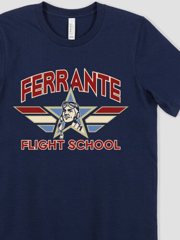 Flight School : Premium Printed T-Shirts
