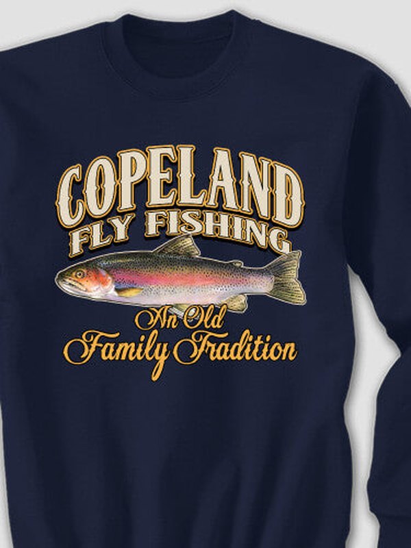 Fly Fishing Family Tradition : Printed Sweatshirts product image 4