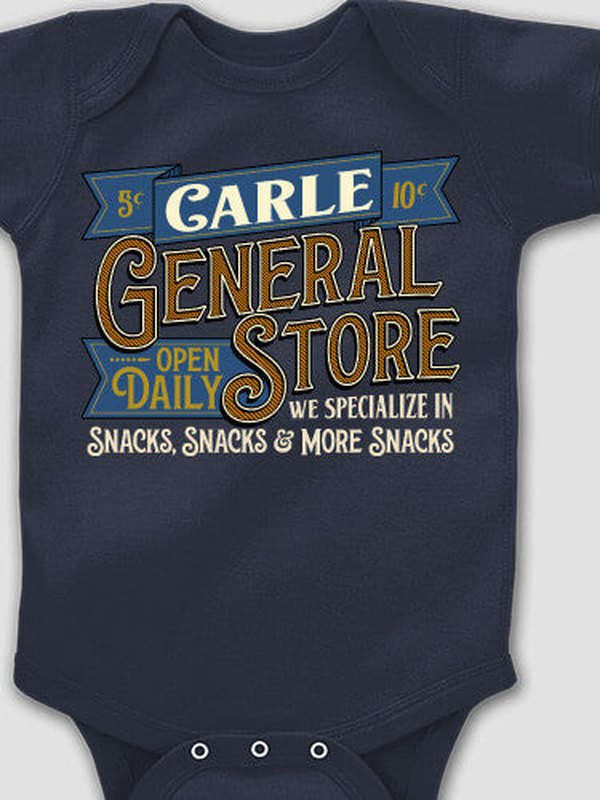 General Store : Printed Baby Bodysuits