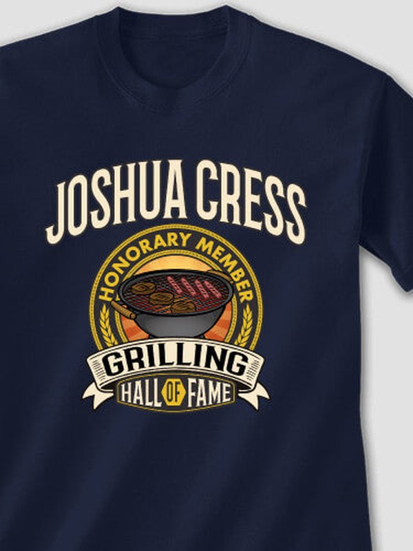 Grilling Hall Of Fame : Printed T-Shirts