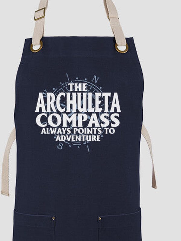 Compass : Printed Canvas Work Aprons