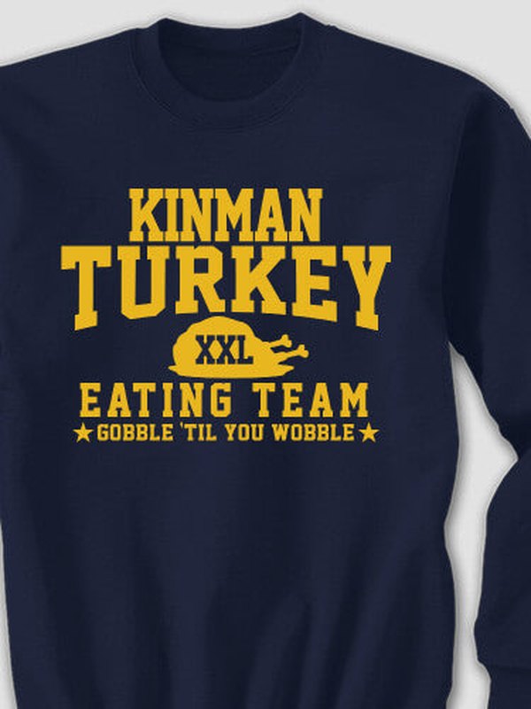 Turkey Eating Team : Printed Sweatshirts product image 2
