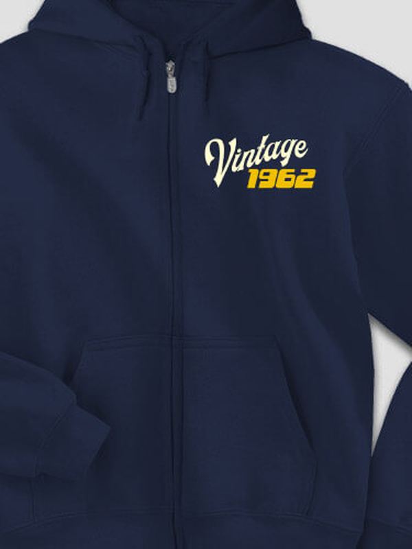 Vintage : Embroidered Zip Hoodies product image 3