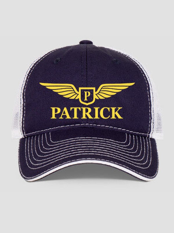 Aviation Monogram : Embroidered Trucker Hats