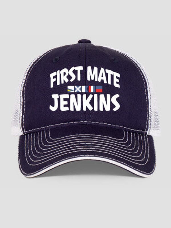 First Mate : Embroidered Trucker Hats