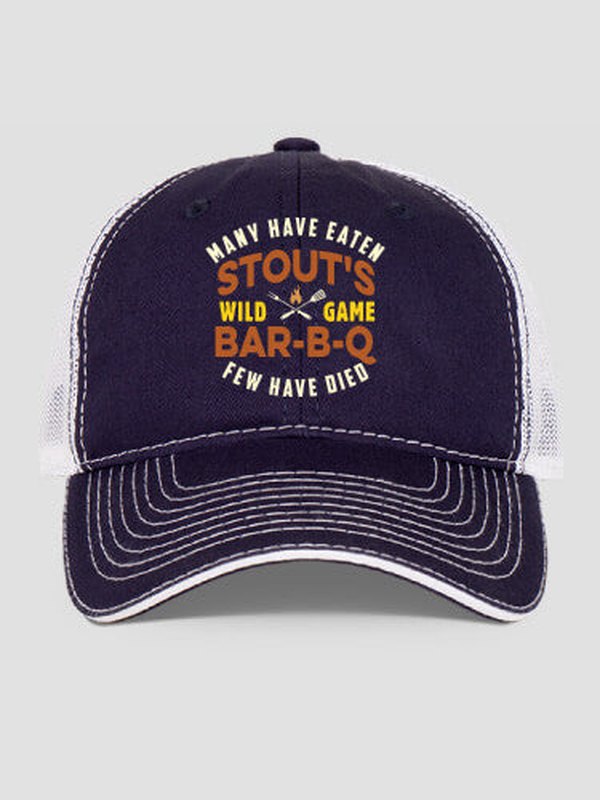 Wild Game Few Have Died BBQ : Embroidered Trucker Hats