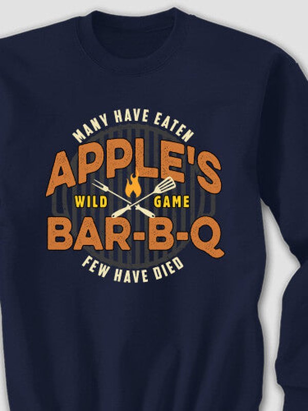Wild Game Few Have Died BBQ : Printed Sweatshirts product image 4
