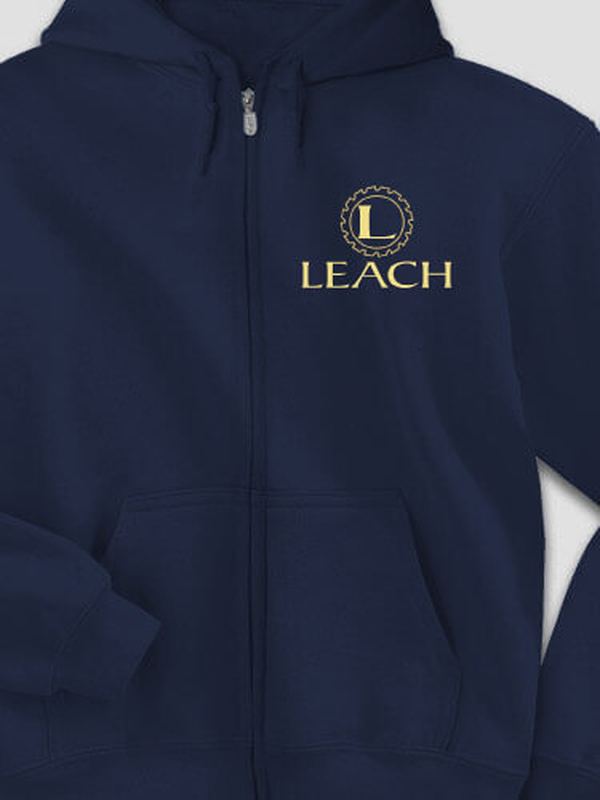 Woodworking Monogram : Embroidered Zip Hoodies product image 3