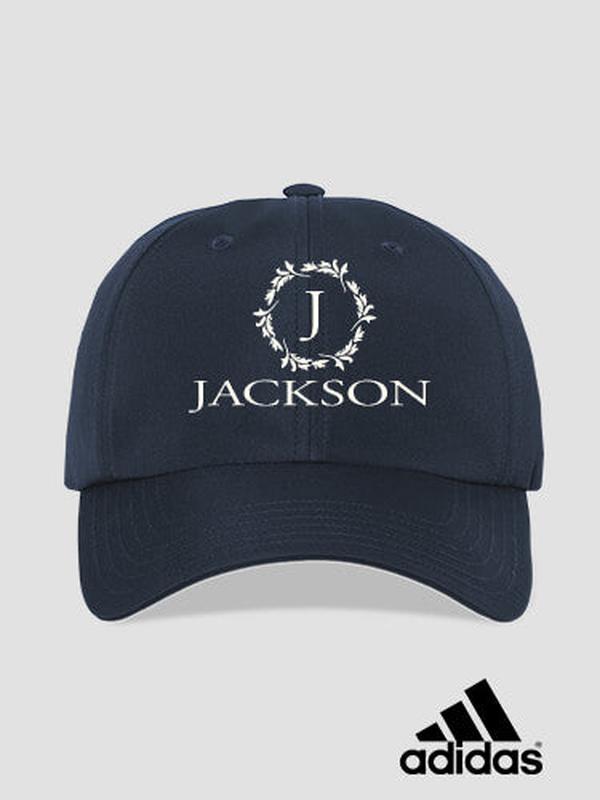 Wreath Monogram : Embroidered Adidas&reg; Hats