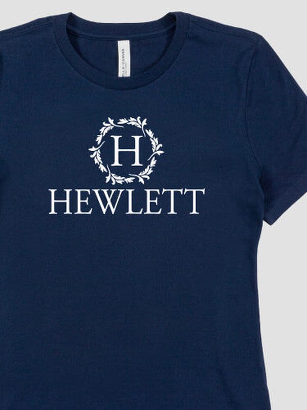 Wreath Monogram : Premium Printed T-Shirts