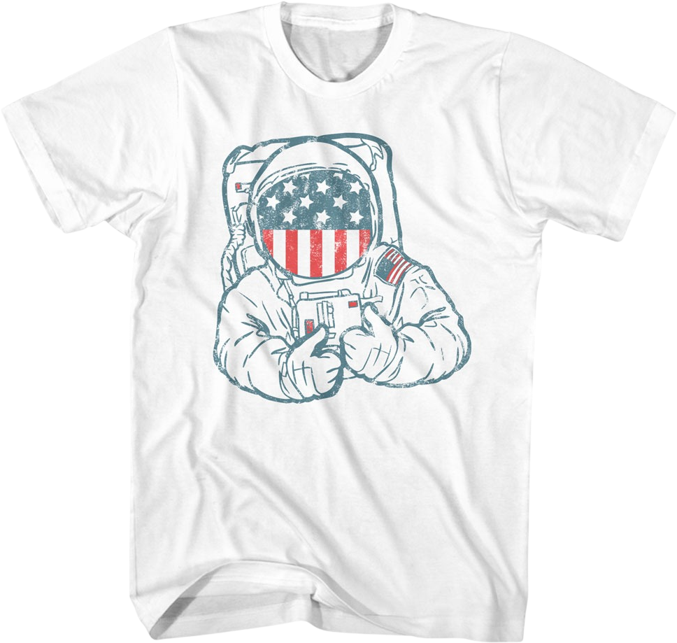Patriotic Astronaut T-Shirt product image 1