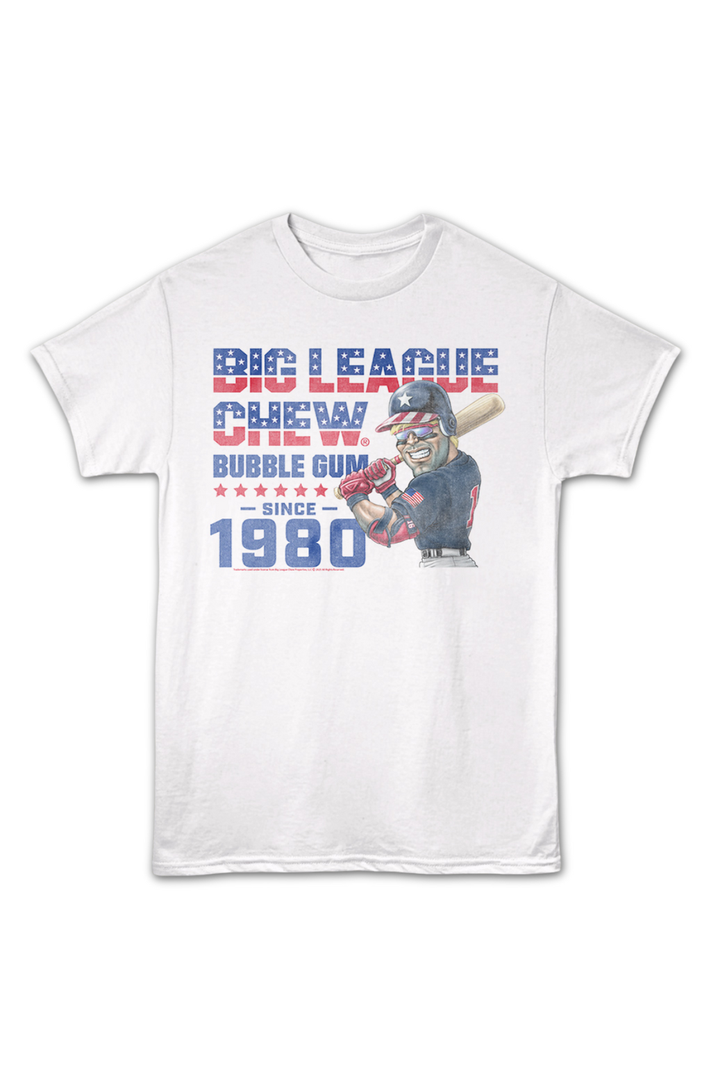 Patriotic Bubble Gum Since 1980 Big League Chew T-Shirt product image 2
