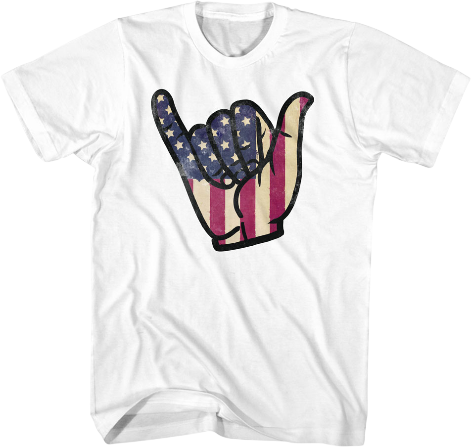 Patriotic Shaka T-Shirt product image 1