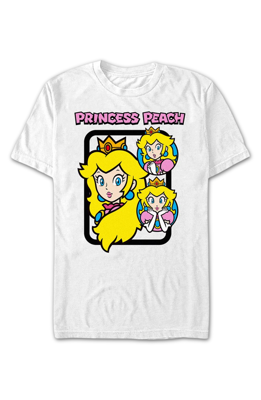 Princess Peach Collage Super Mario Bros. Nintendo T-Shirt product image 2