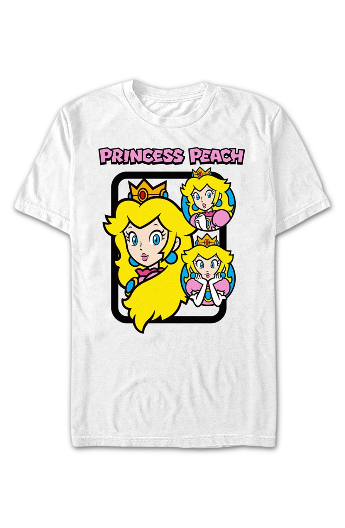 Princess Peach Collage Super Mario Bros. Nintendo T-Shirt product image 2