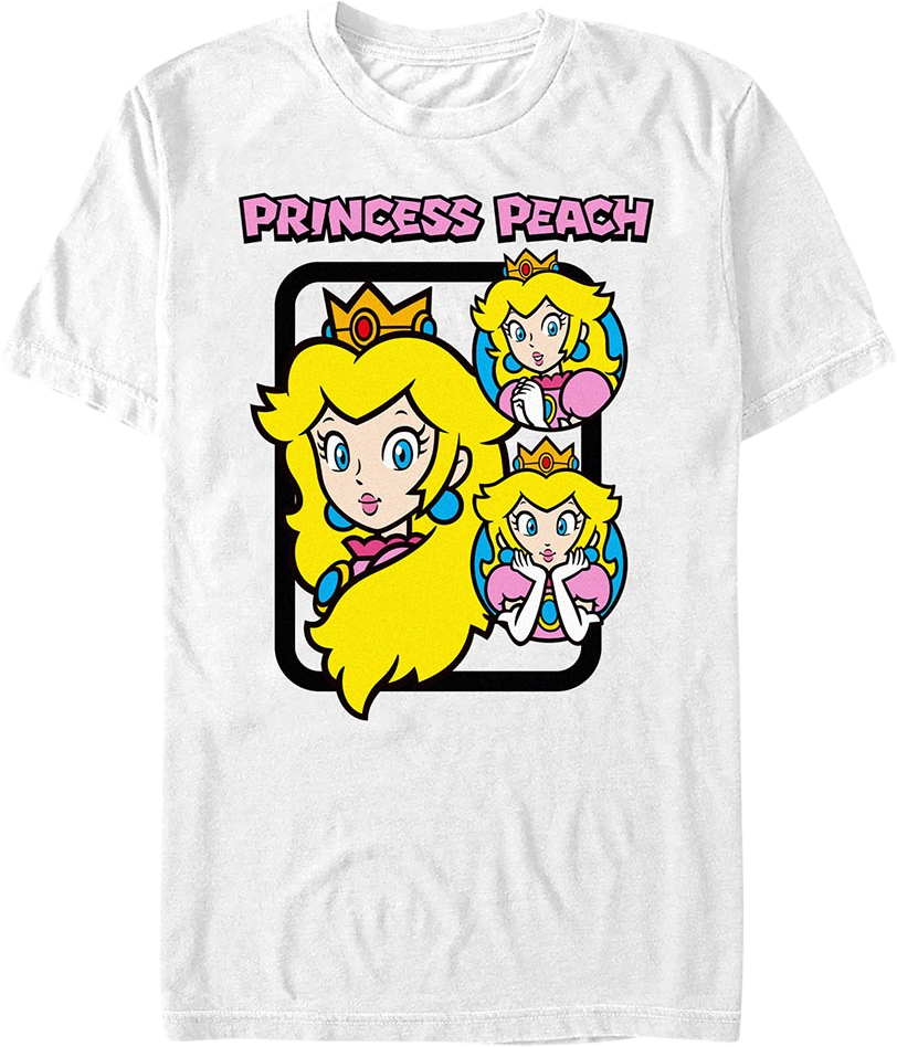 Princess Peach Collage Super Mario Bros. Nintendo T-Shirt product image 1