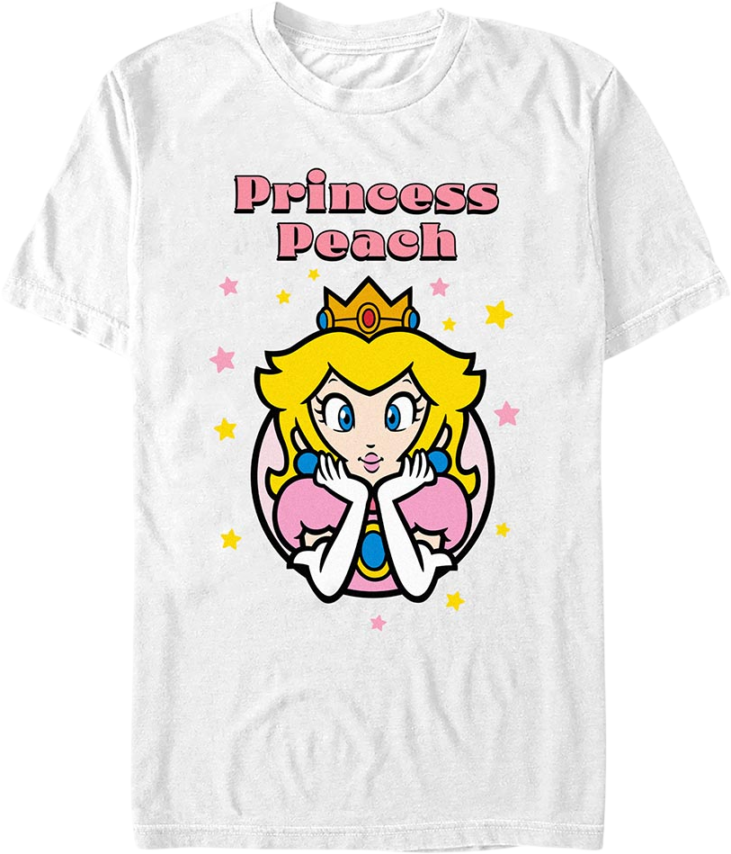 Princess Peach Stars Super Mario Bros. Nintendo T-Shirt product image 1