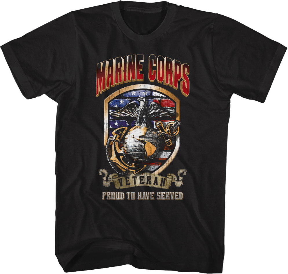 Proud To Have Served Marine Corps T-Shirt product image 1