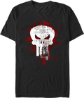 Punisher Blood-Splattered Skull Logo Marvel Comics T-Shirt product image 1