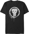 Punisher Skull Graffiti Marvel Comics T-Shirt product image 1