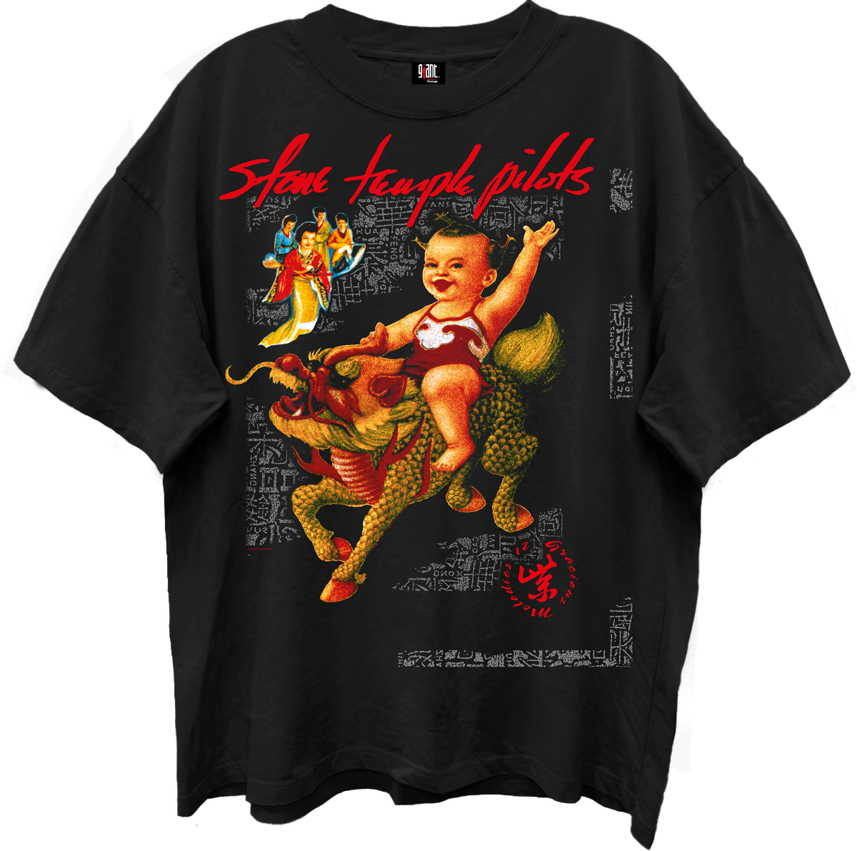 Purple Stone Temple Pilots Oversized T-Shirt product image 1