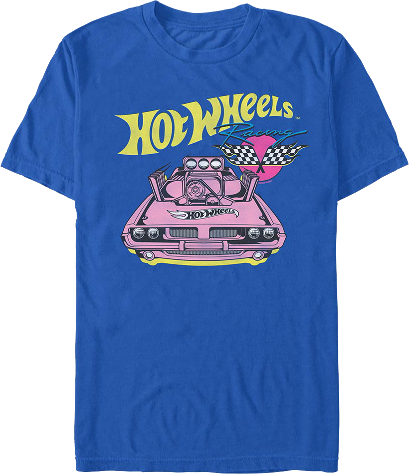 Racing Checkered Flags Hot Wheels T-Shirt product image 1