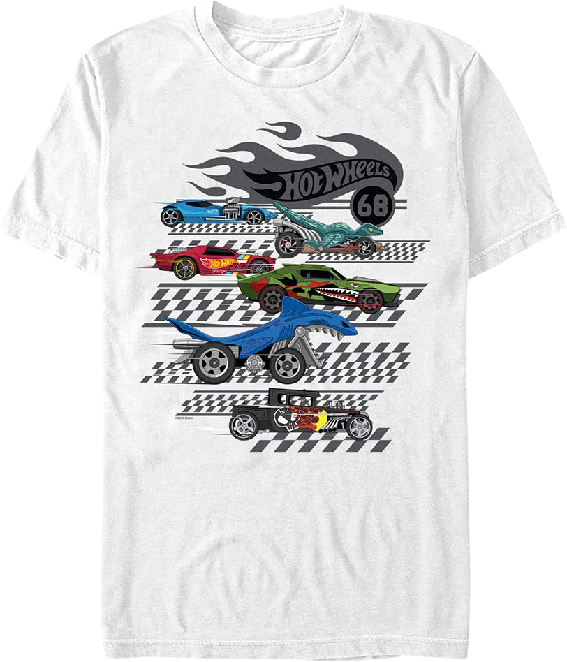 Racing Line Up Hot Wheels T-Shirt product image 1