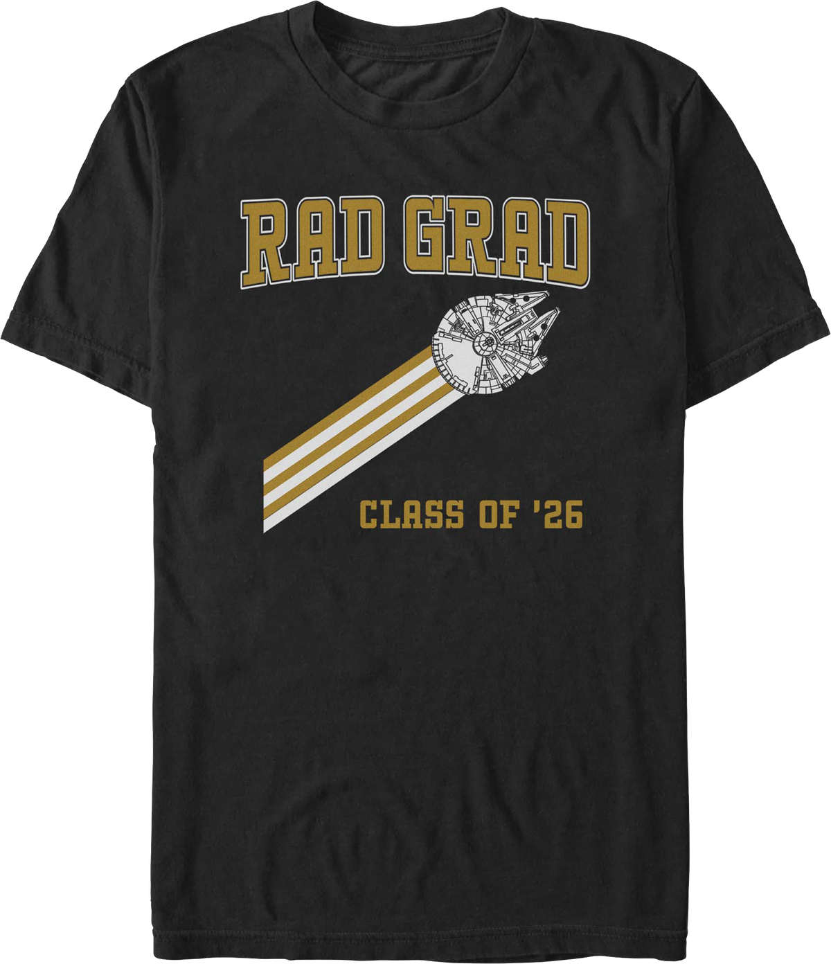 Rad Grad Class Of '26 Millennium Falcon Star Wars T-Shirt product image 1