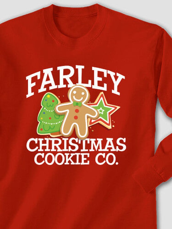 Christmas Cookie Company : Printed Long Sleeves