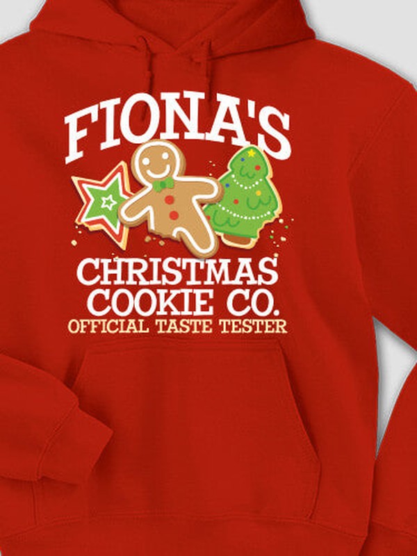 Christmas Cookie Tester : Printed Hoodies product image 1
