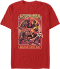 Red Poster Spider-Man:Brand New Day Shirt