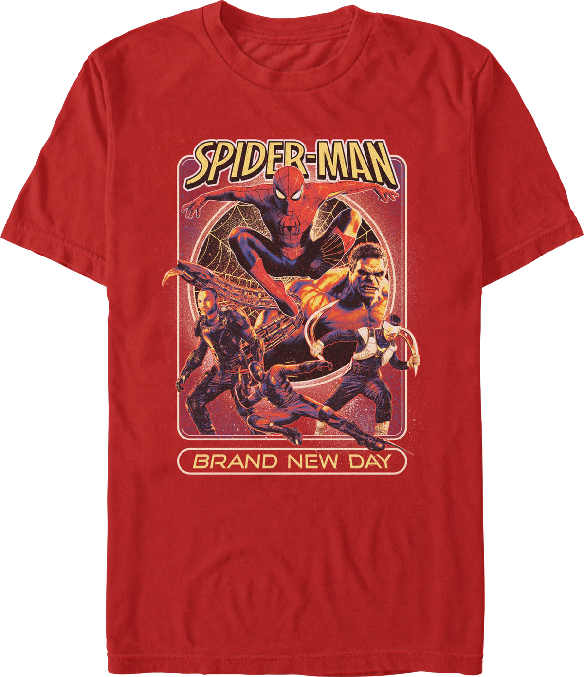 Red Poster Spider-Man:Brand New Day Shirt