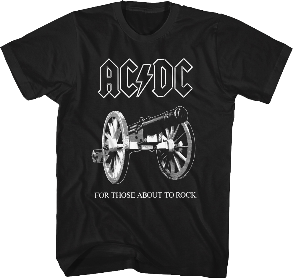 Retro Cannon For Those About To Rock ACDC T-Shirt product image 1