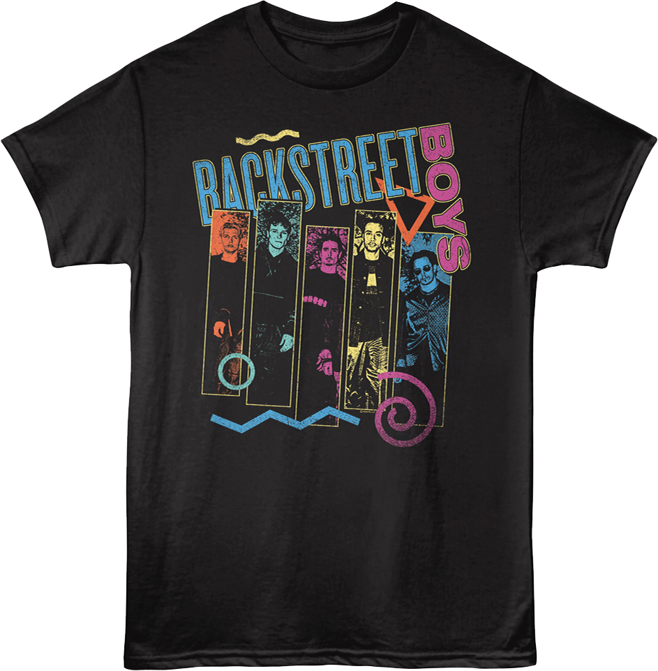 Retro Panels Backstreet Boys T-Shirt product image 1
