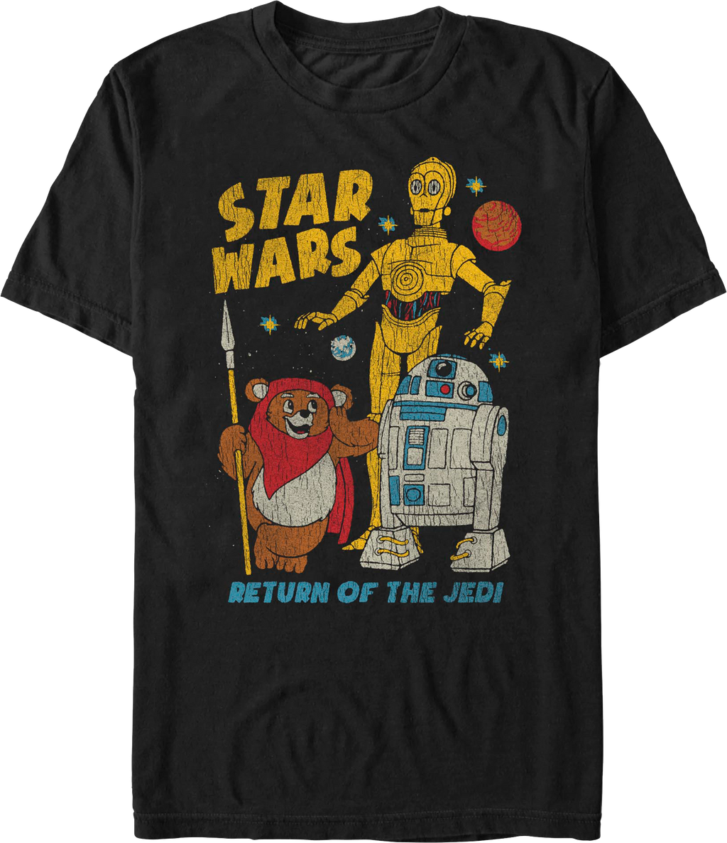 Return Of The Jedi Friends Star Wars T-Shirt product image 1