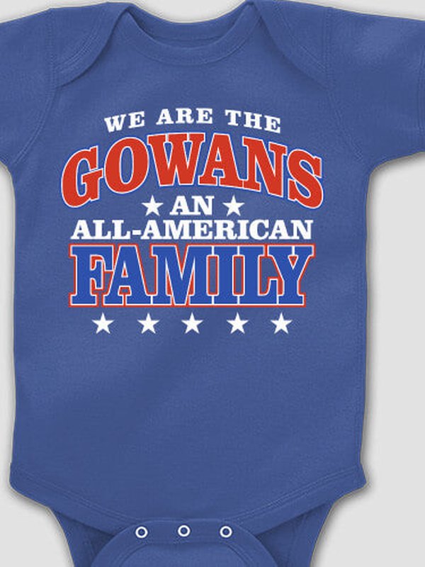 All American : Printed Baby Bodysuits