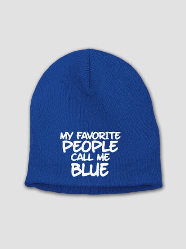 Favorite People : Embroidered Beanies
