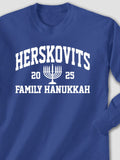 Hanukkah Varsity : Printed Long Sleeves