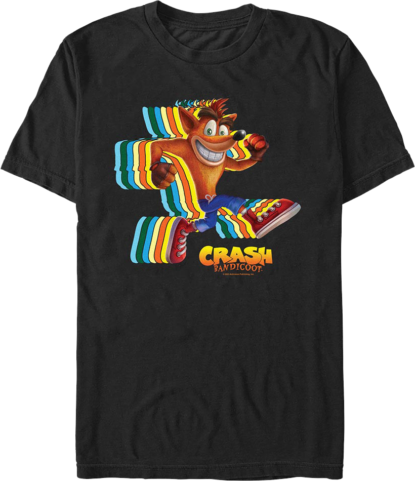 Running Motion Crash Bandicoot T-Shirt product image 1