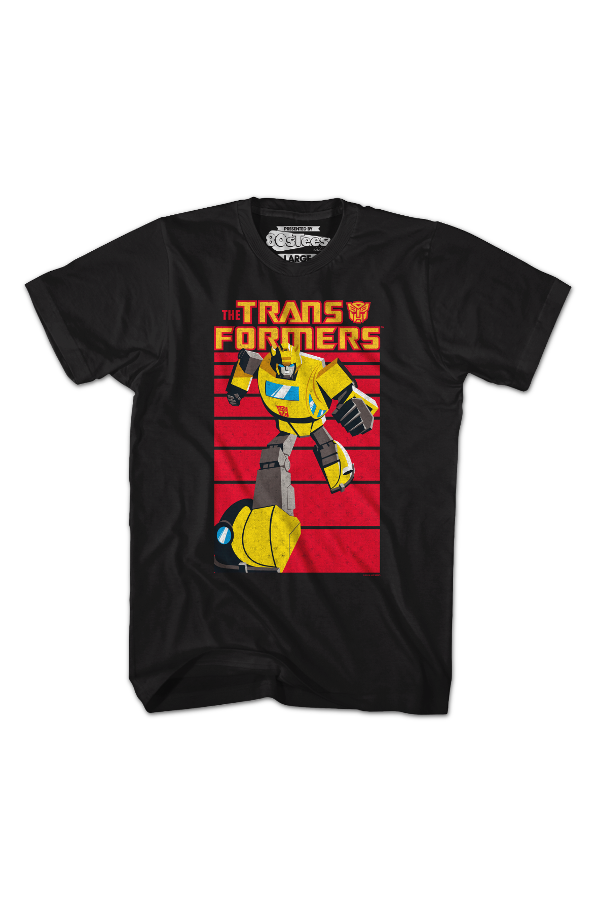 Running Pose Bumblebee Transformers T-Shirt product image 2