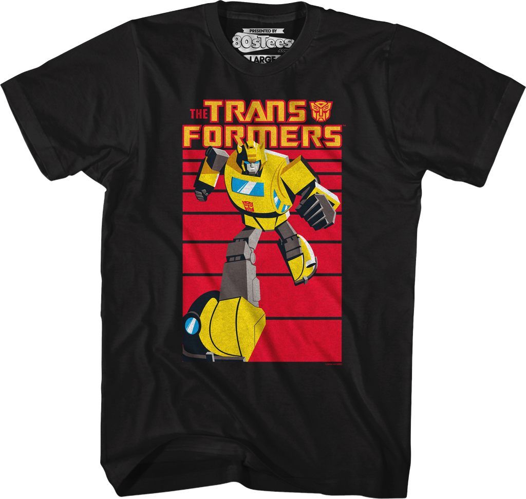 Running Pose Bumblebee Transformers T-Shirt product image 1