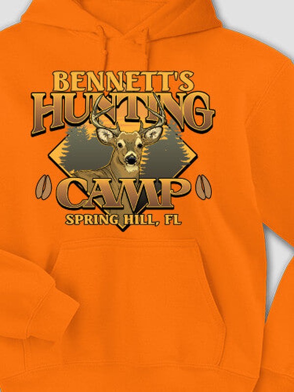 Deer Hunting Camp : Printed Hoodies product image 4
