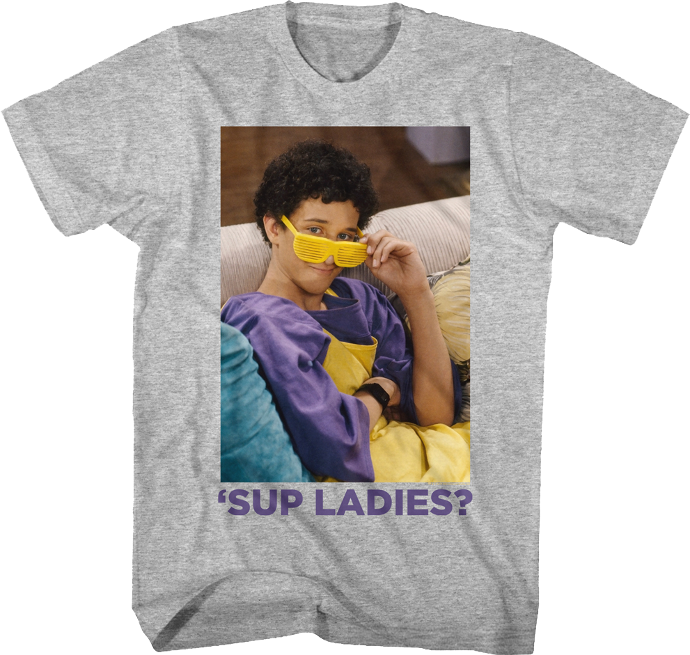 Screech 'Sup Ladies Saved By The Bell T-Shirt product image 1