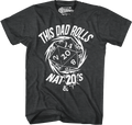 Vintage This Dad Rolls Nat 20's Dungeons & Dragons T-Shirt product image 1